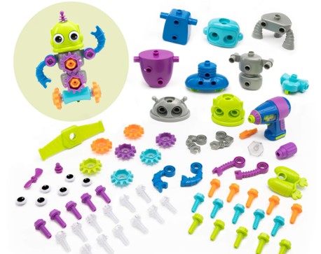 JUEGO DE ENSAMBLE “TALLER DE ROBOTS”